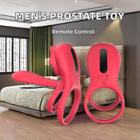 Masseur Pelvien pour Hommes - Appareil de Santé Prostatique avec Anneau d'Exercice de Kegel, Stimulateur Musculaire Rechargeable à 10 Modes de Vibration
