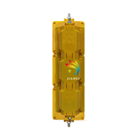 Certifié CE Trafico 2 Section Mini PC Boîtier en plastique jaune 100mm (4 pouces) Toile d'araignée LED Semaforo Traffic Signal Light