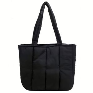 <b>Work</b> Tote <b>Bag</b> for Women Puffer Nylon Purse with Laptop Compartment, Large Shoulder <b>Bag</b> for Travel - Product Image 3