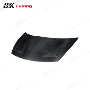 Capot moteur de style JS en fibre de carbone 3K BK Tuning Civic 8e génération Type-R FN2 pour Honda Civic FN2 - Product Image 3