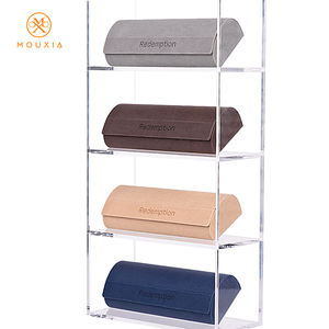 קופסת משקפי שמש אופנתית חדשה סיטונאית לשנת <span class=keywords><strong>2026</strong></span>, עשויה PU קשיח עם דוגמא, לנשים וגברים, ניתנת להתאמה אישית, ניידת, לאחסון משקפיים. - Product Image 1