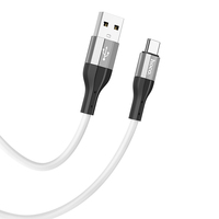 Kabel Data Pengisian Daya Silikon HOCO X72 Creator untuk IP Tipe-c