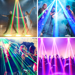 Mini chùm di chuyển đầu DJ Disco ánh sáng 30W <span class=keywords><strong>LED</strong></span> DMX512 điều khiển từ xa laser hiệu ứng nhấp nháy RGBW sân khấu bên câu lạc bộ thanh ánh sáng - Product Image 6