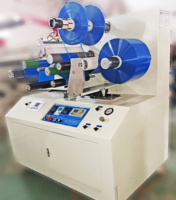 Machine de découpe et de rembobinage pneumatique compacte JCD 400 mm à tension automatique pour ruban adhésif BOPP, étiquettes autocollantes, modèle de table
