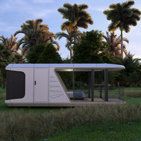 Nouvelle conception 2026 – Maison capsule compacte, mini-cabane, bureau, hôtel mobile de luxe 20 pieds – Prix usine, vente en gros