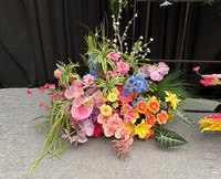 Bouquet de fleurs Nouveau style Prêt à l'emploi Décoration de jardin Monet Arrangements floraux Prêts à l'emploi Vitrines de magasin Présentoirs de table Photographie Streaming
