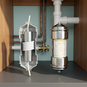 WCA Best-seller Filtre à eau magnétique à structure hexagonale manuelle Connexion directe facile à l'eau pour un usage domestique sans contact - Product Image 1