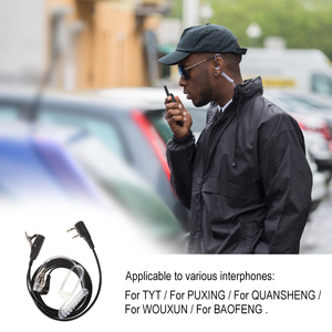 Écouteurs radio bidirectionnels Air Tube Baofeng 888s, écouteur <span class=keywords><strong>espion</strong></span> pour talkie-walkie K64 - Product Image 3