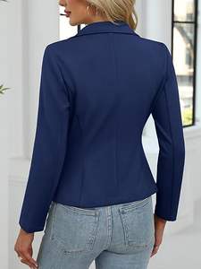 OEM personalizado Comodo7 mujer Blazer traje nueva moda tejida carrera ropa esmoquin para ropa de negocios - Product Image 4