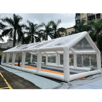 Dôme gonflable de piscine de couverture de piscine de produit nouveau de 12X8m pour la piscine extérieure