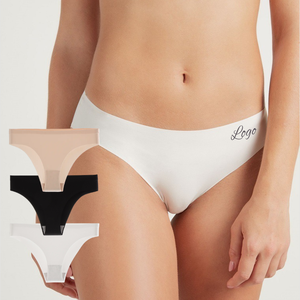 <span class=keywords><strong>Slip</strong></span> Donna Senza Cuciture a Vita Bassa in Tessuto Morbido e Sottile, Sexy, Mezzo Pacchetto, Brasiliana, Prezzo all'Ingrosso Conveniente - Product Image 1