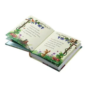 Hardcover children story kids book publishing printing book