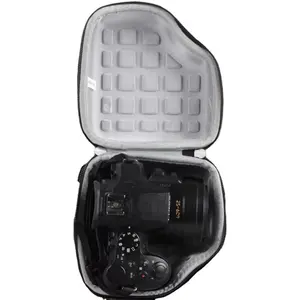 पैनासोनिक्स लुमिक्स FZ300 लॉन्ग ज़ूम डिजिटल कैमरा ईवा ट्रैवल कैरीइंग केस के लिए कस्टम पोर्टेबल हार्ड ईवीए शेल केस