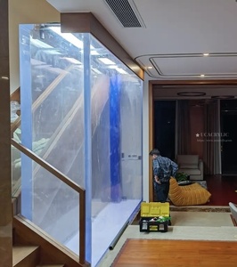 사용자 정의 아크릴 수족관 자이언트 아크릴 수족관 초대형 및 명확한 주문 제작 아크릴 수족관, 바닷물 수족관 @ - Product Image 4