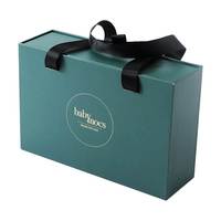 Boîte coulissante en carton de luxe avec logo imprimé pour bracelets, bagues, colliers, bijoux, petit coffret cadeau avec poignée en ruban