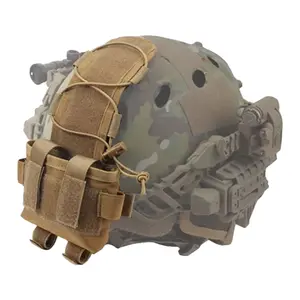 REVIXUN Molle Tactical Helmet Battery Pouch Removable Gear Pouch Accessories Counterweight Bag Counterbalance Weight Bag