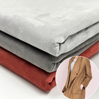 Tissu en daim de plongée tricoté en spandex épaissi recyclé pour chaussures jupes manteaux et vêtements