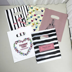 Bolsas de Regalo de Plástico PE de Moda al por Mayor de Fábrica de Yiwu, Bolsas Retráctiles para Ropa, Compras, Transporte de Arroz, Impresas con 'Gracias por su Compra' - Product Image 4