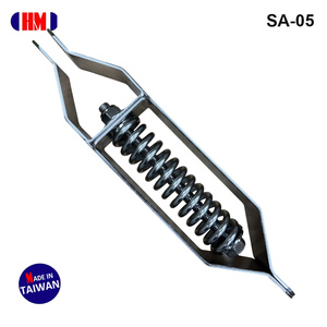 Amortiguador de Impactos SA-05 para Vía Ferrata, Línea de Vida Horizontal, Resorte de Acero Inoxidable para Cable de 8mm, 33cm, Reduce la Fuerza de Detención de Caídas - Product Image 1