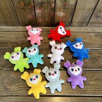Momo Lovelys Vente en gros Peluche Super Star Bear coréenne en coton PP ultra doux, jouet anti-stress de dessin animé, pendentif porte-clés, mariage