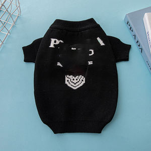 Pawda Luxury Eco-Friendly Cotton Print Classic <b>Dog</b> Sweater for French Bulldog Schnauzer Corgi Chihuahua Puppy Spring - Product Image 3