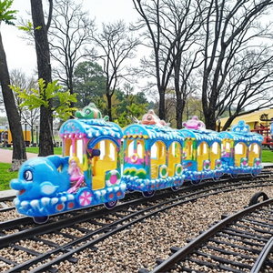 Attractions pour enfants <span class=keywords><strong>Manege</strong></span> <span class=keywords><strong>Mini</strong></span> Trains électriques Trackless Tourist Train Park Rides à <span class=keywords><strong>vendre</strong></span> - Product Image 3