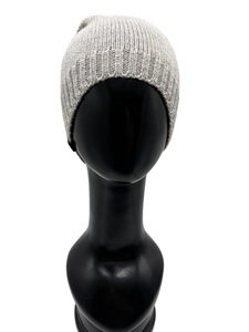 Gorro de Punto de Alta Calidad LANDBAS LUH-10634, 56-58 cm, Diseño de Cable, Parche de Cuero Estampado, Unisex para Adultos, Una Estrella - Product Image 4