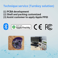 Nordic Solution MFI Certified Work avec iOS Find My Network Anti-Lost Finder Tag BLE Globalize location Tracker