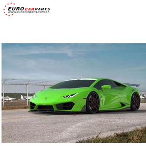 EUROCAR Nuevo Kit de Carrocería de Fibra de Carbono Estilo SD LP580/LP610: Labio Delantero, Faldones Laterales y Alerón Trasero, Montaje Atornillable, Ajuste Universal - Product Image 2
