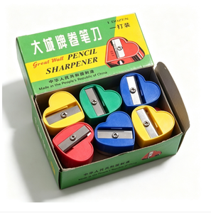 Taille-crayon manuel portable en forme de cœur, amusant et mignon, idéal pour les étudiants et les promotions - Product Image 6