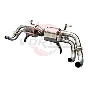 ระบบท่อไอเสียแบบ Catback Vortex Valvetronic สำหรับ Audi R8 4S V10 5.2L ผลิตจากสแตนเลส SS304 ชุดอุปกรณ์แต่งรถแข่งแบบสปอร์ต - Product Image 3