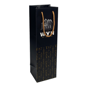 Precio personalizado embalaje botella regalo al por mayor vino tinto bolsas de papel - Product Image 1