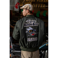 Veste de pilote tendance USAFA 2021, nouvelle conception, vêtements d'hiver pour hommes, veste bomber de vol, imperméable, coupe-vent, écologique, vintage