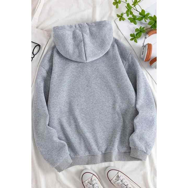 Unisex Panda Printed Oversize Sweatshirt