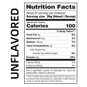 100% poudre de protéine d'isolat de lactosérum pur <span class=keywords><strong>sans</strong></span> <span class=keywords><strong>lactose</strong></span> 25g de protéines par portion pour adultes 3 livres servant 47 - Product Image 3