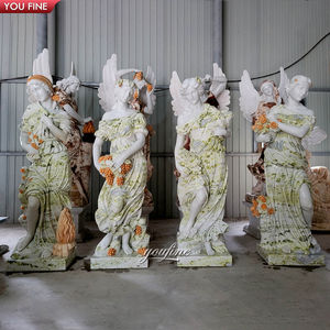 Escultura <span class=keywords><strong>de</strong></span> Ángel Grande y Famosa, <span class=keywords><strong>Estatuas</strong></span> <span class=keywords><strong>de</strong></span> Mármol <span class=keywords><strong>de</strong></span> las Cuatro Estaciones - Product Image 6