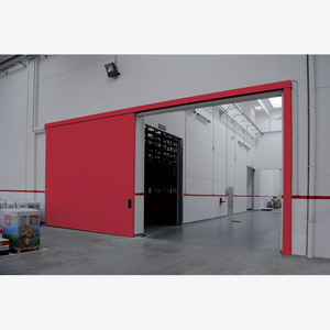 <span class=keywords><strong>Puerta</strong></span> Plegable Automática Telescópica Industrial Eléctrica con Control Remoto para Almacenes, Puertas Corredizas Comerciales Grandes - Product Image 3