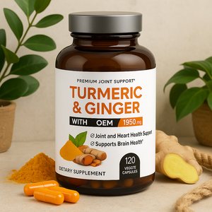 Suplemento Nutricional Natural para el Soporte de las Articulaciones con Extracto de Cúrcuma, Proporciona Energía, Cápsulas de Curcumina de Cúrcuma - Product Image 4