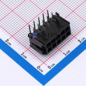 WAFER-MX300WZ-25A Wire-to-Board Pin Header Bent Lead Through Hole,P=3mm Connector 2x5P 3mm Right Angle Insert 2 - Product Image 1