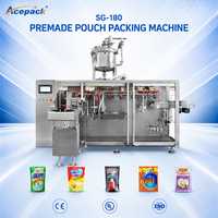 Machine d'emballage horizontale SG-180 à haute productivité pour sachets Doypack préformés pour produits liquides