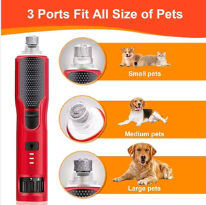 US Europe <strong>Best</strong> Seller 800mAh 7-Speed Dog Nail Trimmer Medium Small <strong>Cat</strong> Pet Low Noise Rechargeable <strong>Claw</strong> Grinder 360&deg; LED Light - Product Image 6
