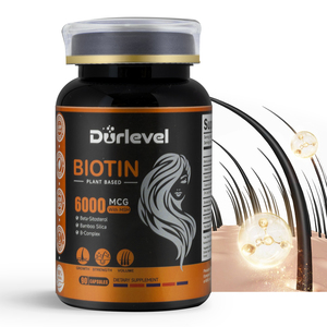 Premium 90 Ct Botella Biotina y Beta-Sitosterol Cápsulas Antioxidante Soporte energético diario para adultos Bienestar natural - Product Image 2