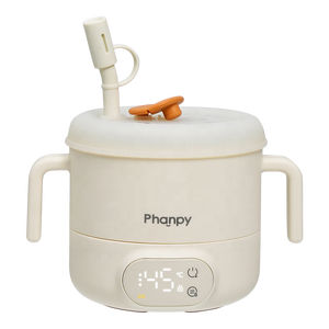 Bol en silicone et acier inoxydable anti-déversement pour bébé, <span class=keywords><strong>rechargeable</strong></span>, garde les aliments au chaud - Product Image 5