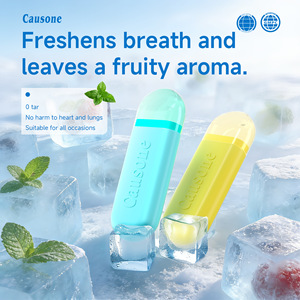 Barra Refrescante Bucal Sin Nicotina, Inhalador de Aromaterapia 100% Natural de Frutas y Menta, Ayuda Portátil para Dejar de Fumar para un Aliento Fresco - Product Image 4