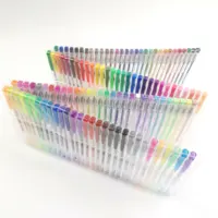 Oem מתוכנן היטב 160 ייחודי צבעים מחיק ג 'ל עטי סט עבור בית ספר אמנות ציור