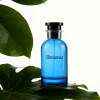 Nouveau design de luxe de votre propre marque flacon de parfum en verre transparent de poche de fantaisie ensemble d'emballage de bouteilles de parfum vides et avec boîte