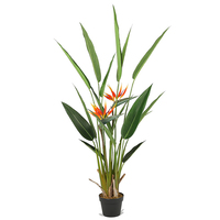 Natrual Touch Palmier du Voyageur Artificiel Faux Bananier Géant Japonais Faux Grue Fleur Plante Oiseau de Paradis Arbre