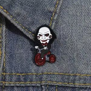 Broche de Metal único con temática de dibujos animados de Funky Joker para decoración de Atuendo para la graduación de Halloween del Día Nacional de Navidad - Product Image 2