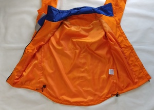 Imperméable en tissu imprimé personnalisé <span class=keywords><strong>pour</strong></span> hommes, <span class=keywords><strong>veste</strong></span> de <span class=keywords><strong>scooter</strong></span> réfléchissante orange bleu <span class=keywords><strong>pour</strong></span> la livraison de nourriture, col montant à capuche imperméable - Product Image 5