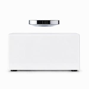 Base d'affichage à lévitation magnétique sans fil, capacité de levage max. 500g, disque chromé lévitant avec batterie <span class=keywords><strong>24h</strong></span>, support flottant pour présentoir de bureau - Product Image 1